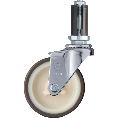 ハンマー パイプ差込み式キャスター 自在 車輪径7