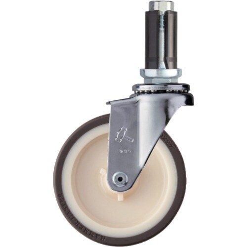 ハンマー パイプ差込み式キャスター 自在 車輪径1