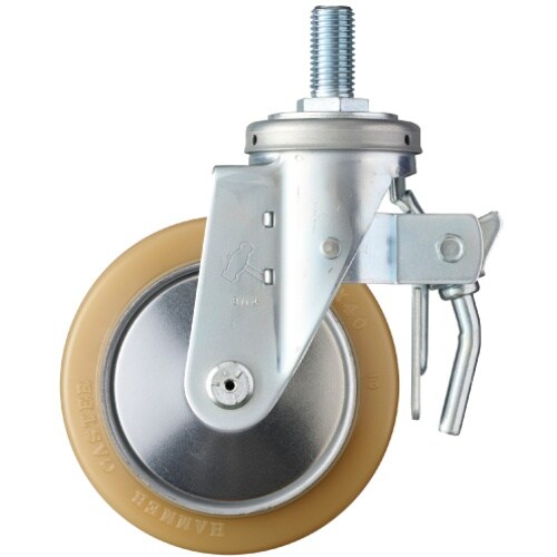 ハンマー ねじ込み旋回式ウレタン車輪(ローラーベア