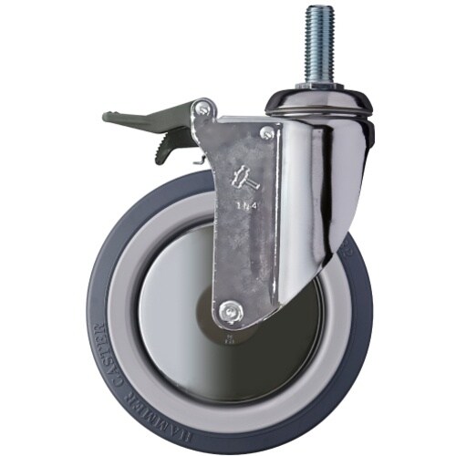 ハンマー ねじ込み旋回式ウレタン車輪(ナイロンホイ