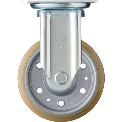 ハンマー プレート式キャスター 固定 車輪径150