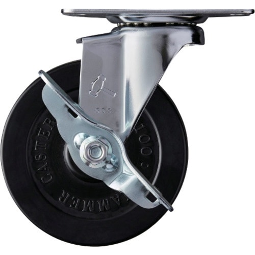 ハンマー プレート式キャスター 自在 車輪径100