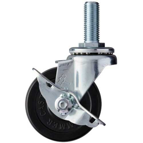 ハンマー ねじ込み式 旋回式ゴム車輪(ローラーベア