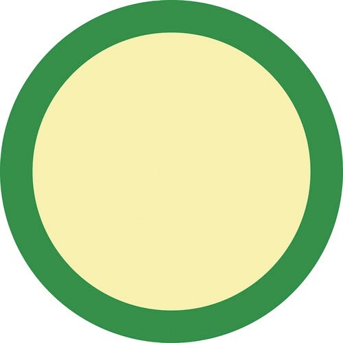 緑十字 蓄光式マーキングステッカー 蓄光D 40m