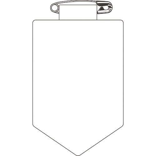 緑十字 ビニールワッペン(胸章) 白無地タイプ 9