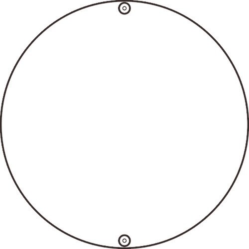 緑十字 道路標識・構内用 白無地タイプ 道路400