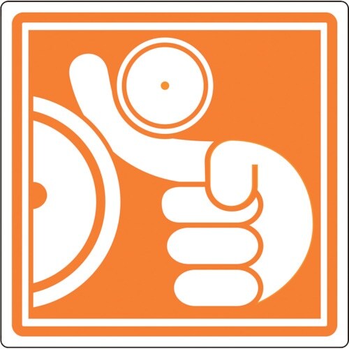 緑十字 PL警告ステッカー 巻き込まれに注意 PL