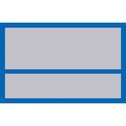 緑十字 ヘルメット用ステッカー 無地タイプ 32×