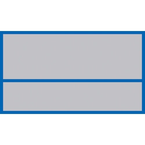 緑十字 ヘルメット用ステッカー 無地タイプ HL−