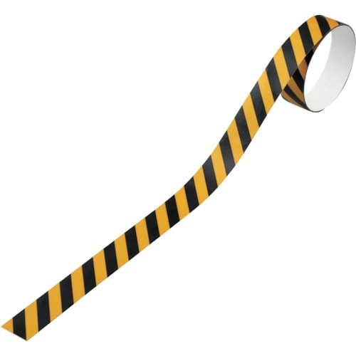 緑十字 トラ柄テープ(反射タイプ) 黄/黒 TR3