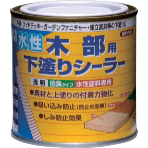 ニッぺ 水性木部用下塗りシーラー 0.2L 透明