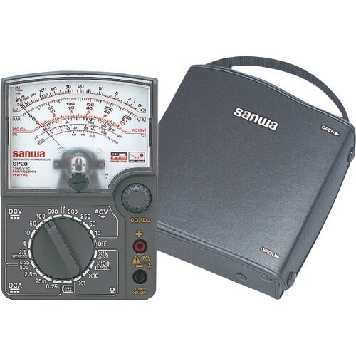 SANWA アナログマルチテスタ ハードケース付き