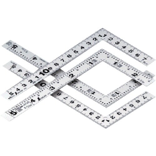 シンワ 曲尺平ぴたシルバー 5寸裏面15cm 併用