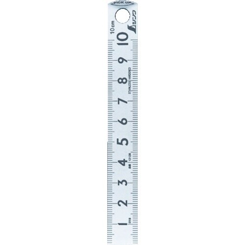 シンワ ピックアップスケール シルバー 10cm