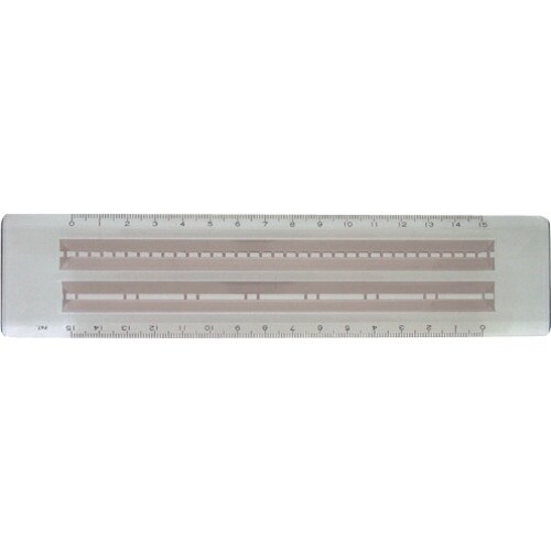 シンワ 点線スケール15cm