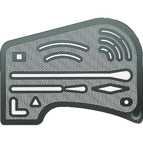 シンワ メッシュ字消板 ステンレス製