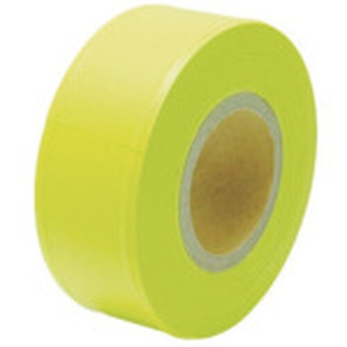 シンワ マーキングテープ30mm×50m蛍光イエロ