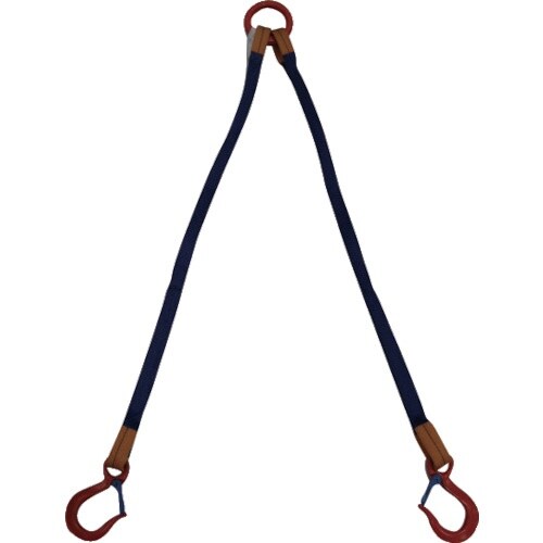 シライ ベルトスリング ”金具付き”シグナルスリン