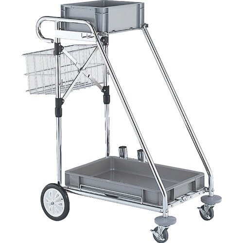 テラモト そうじ用具カート ビルメンカ−トH