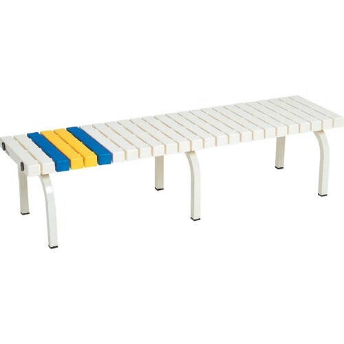 テラモト ホームベンチ1500白