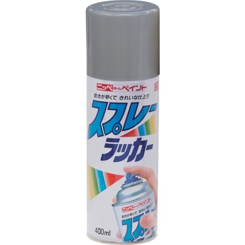 ニッぺ スプレーラッカー 400ml 銀色(シルバ
