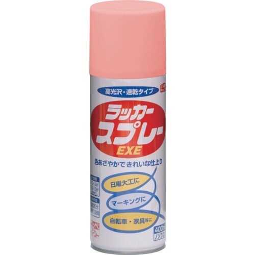 ニッぺ ラッカースプレーEXE 400ml ピンク