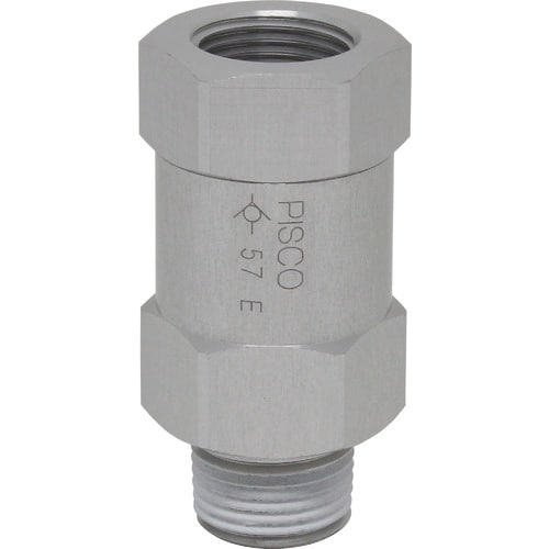 PISCO チェックバルブ ブッシュ オネジ側出力