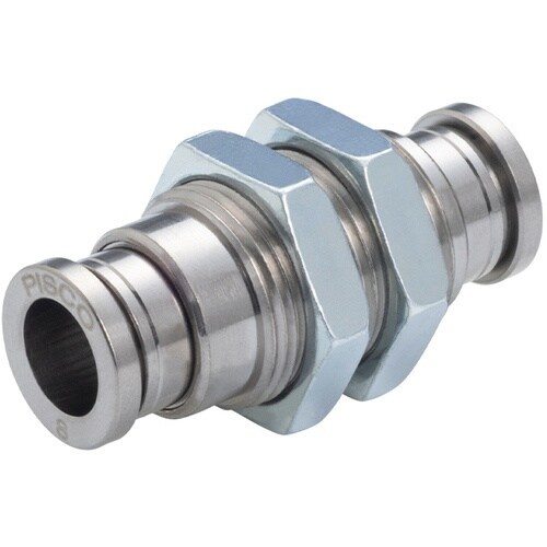 PISCO チューブフィッティングブラス 隔壁ユニ