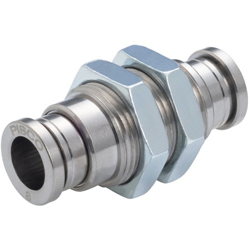 PISCO チューブフィッティングブラス 隔壁ユニ