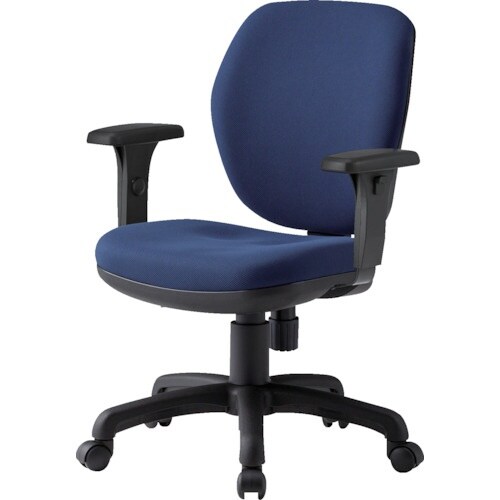 TOKIO オフィスチェア T字肘付 ネイビー