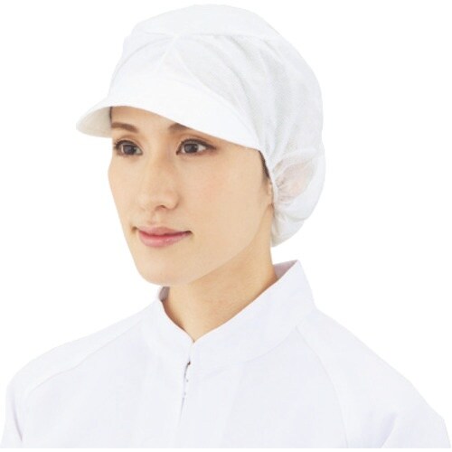 AS 帯電帽 つば付 L 20枚入