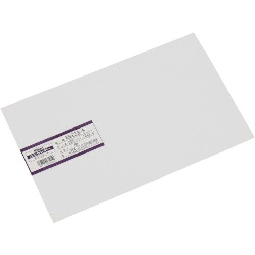 光 エンビ板 白 0.5×200×300mm