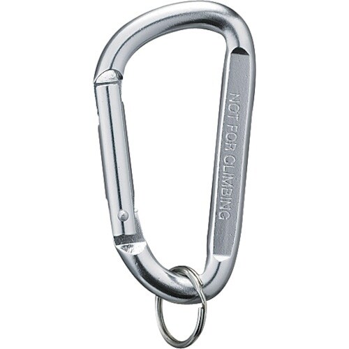 光 カラビナ シルバー 80mm