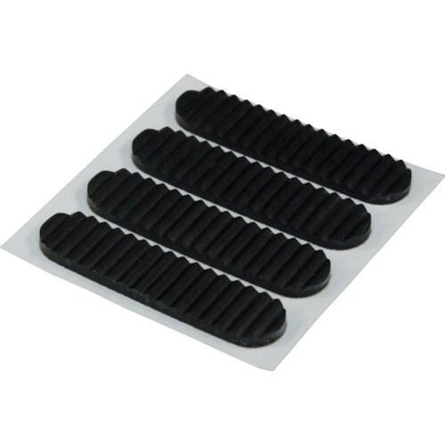 光 波ゴムクッション黒3×13×55mm