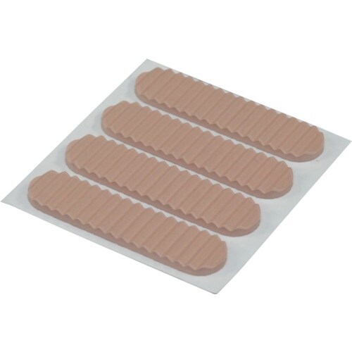 光 波ゴムクッション茶3×13×55mm