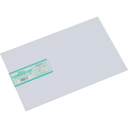 光 ポリスチレン板 乳白半透明 200×300×1