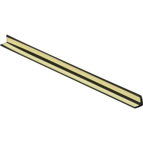 光 アングル型スポンジ 黒 3×20×20×330