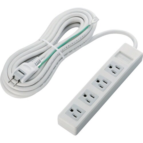 ELECOM RoHs準拠OAタップ 3P 4個口