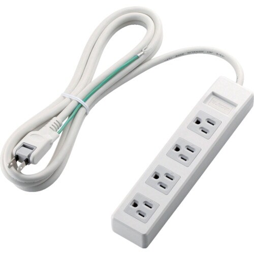 ELECOM 3pinタップ スタンダード 4口