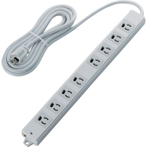 ELECOM RoHS対応 工事用 8個口 3ピン