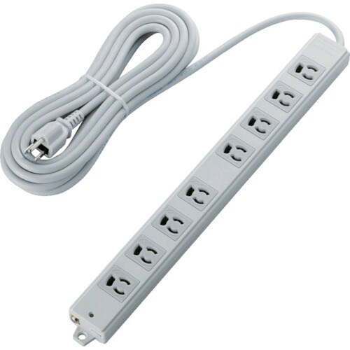 ELECOM RoHS対応 工事用 8個口 3ピン