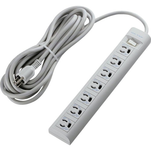 ELECOM OAタップ 3P 7個口 マグネット