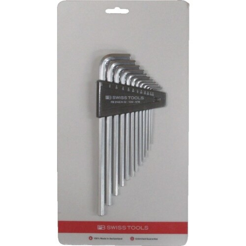 PBスイスツールズ ロング六角棒レンチセット12本