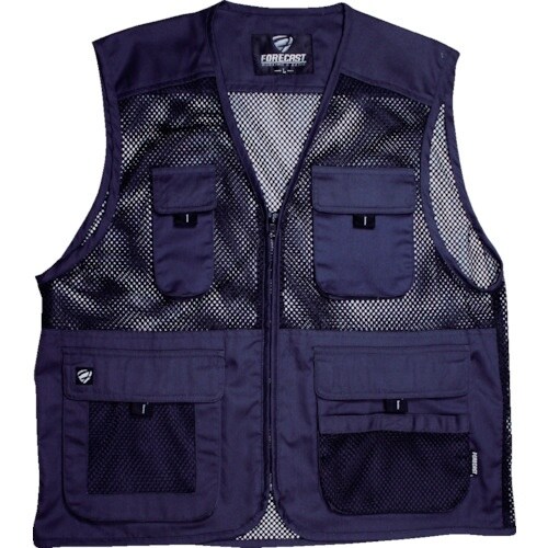 カジメイク メッシュベスト ネイビー L