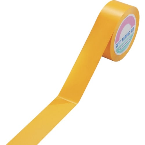 緑十字 ガードテープ(ラインテープ) 黄 GTH−