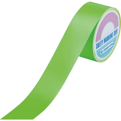 緑十字 蛍光ラインテープ 緑 蛍光−50G 50m