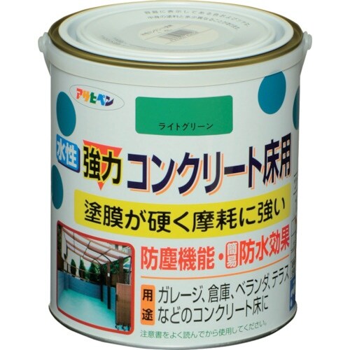 アサヒペン 水性強力コンクリート床用 1.6L ラ