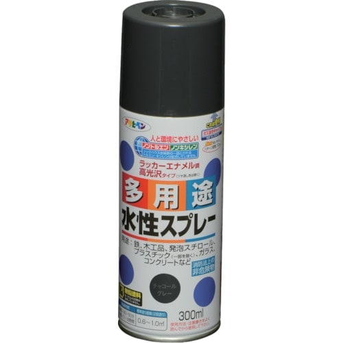 アサヒペン 水性多用途スプレー 300ML チャコ