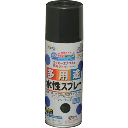 アサヒペン 水性多用途スプレー 420ML チャコ
