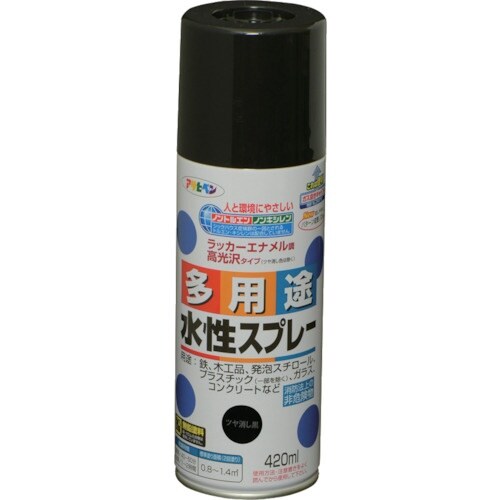 アサヒペン 水性多用途スプレー 420ML ツヤ消